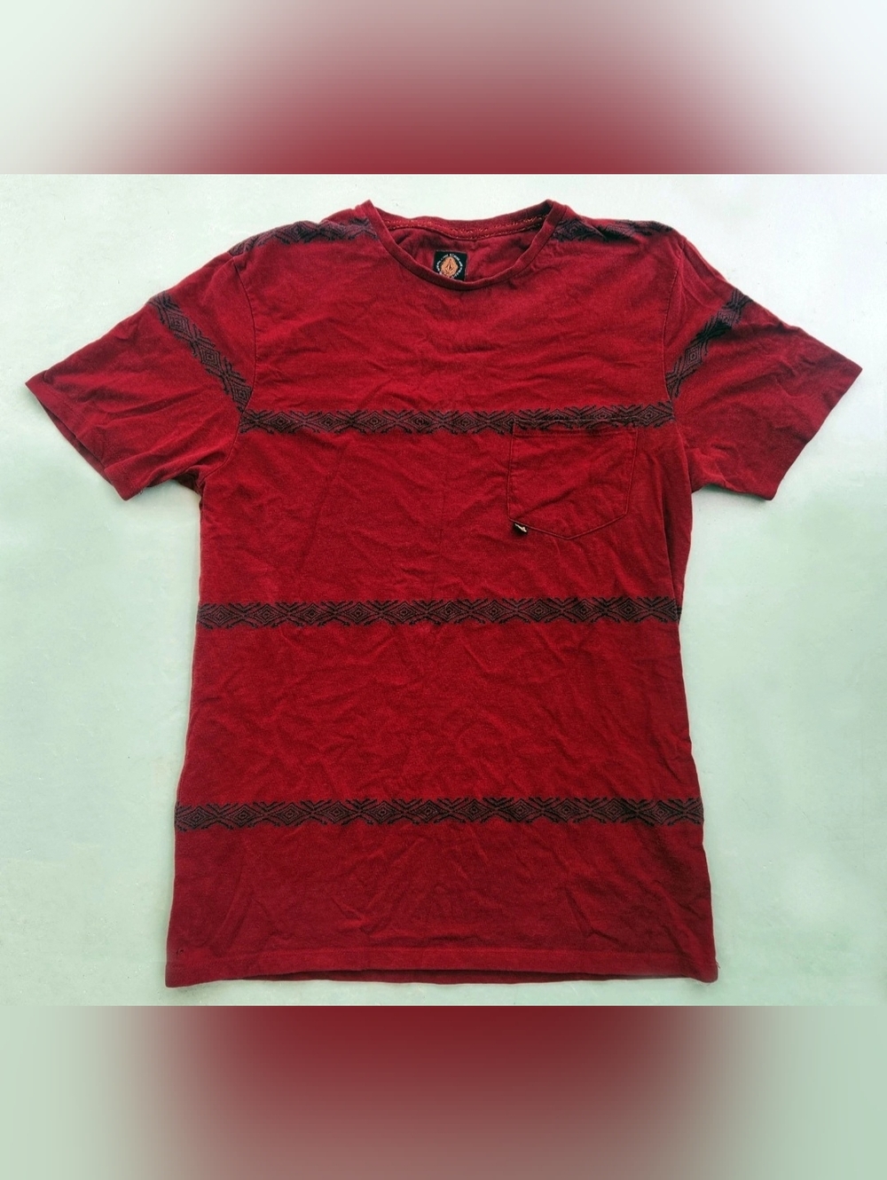 Volcom Stone Striped Pocket Skate Shirt